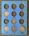 Lot Of 23 Ben Franklin Half Dollars 1949-1963 in Vintage Coin Folder