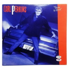 Carl Perkins Signed Autographed Record Album LP ACOA PSA