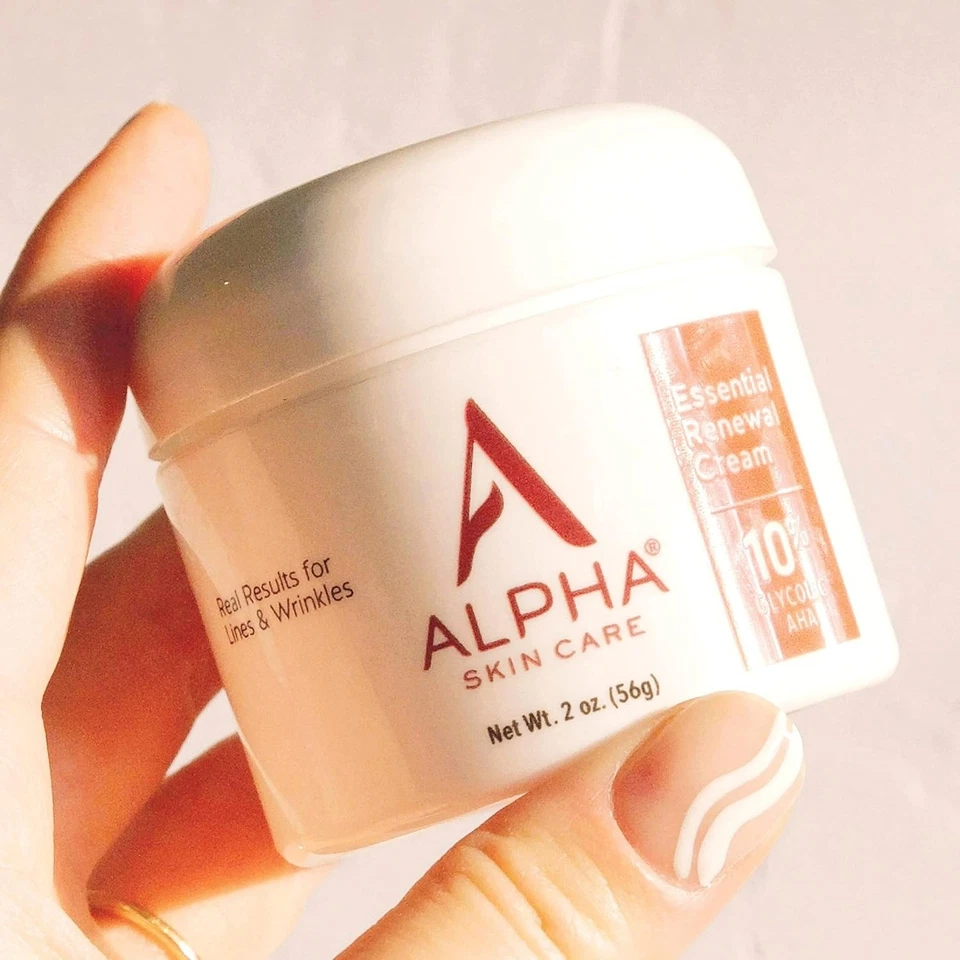 Crema Renovadora Esencial Alpha Skin Care, 10% Glicólico AHA, Fórmula Antienvejecimiento Foto 4 de 4