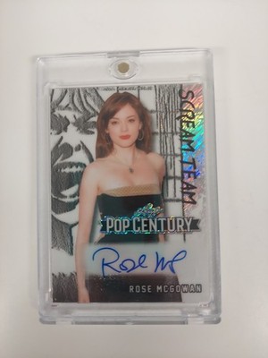 2025 Leaf Metal Pop Century Rose McGowan Scream Team  Auto 1/1