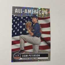 LIAM PETERSON - 2026 Panini USA Stars & Stripes All-American Disco Prizm #21 USA