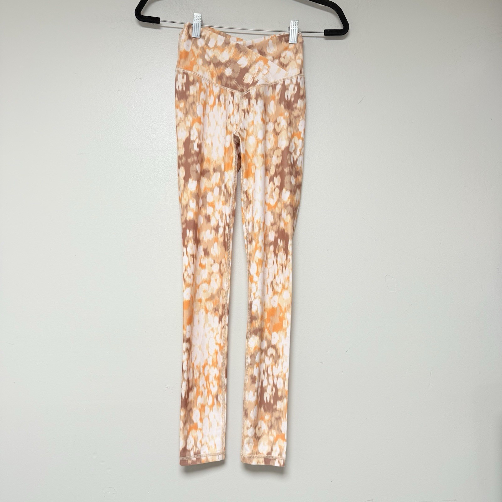 Offline By Aerie Womens Orange And Gray Leggings Size XS