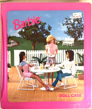 Vtg 1998 Barbie Pink Doll Case Mattel USA made Great Condition NWT