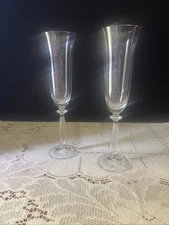 Angela Fluted Champagne By Bohemia Crystal-Crystalex  9 3/4”