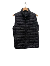 Uniqlo Ultra Light Down Vest Medium Black Puffer Full Zip Quilted Packable