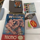 Tecmo World Wrestling Nintendo NES With Box, Game, Tested Working!