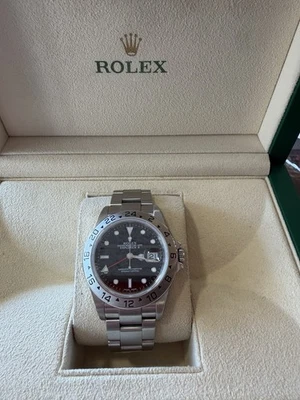 Rolex Explorer II 16570 40mm Black Dial Stainless Steel Exceptional Condition!! - Image 1 of 4