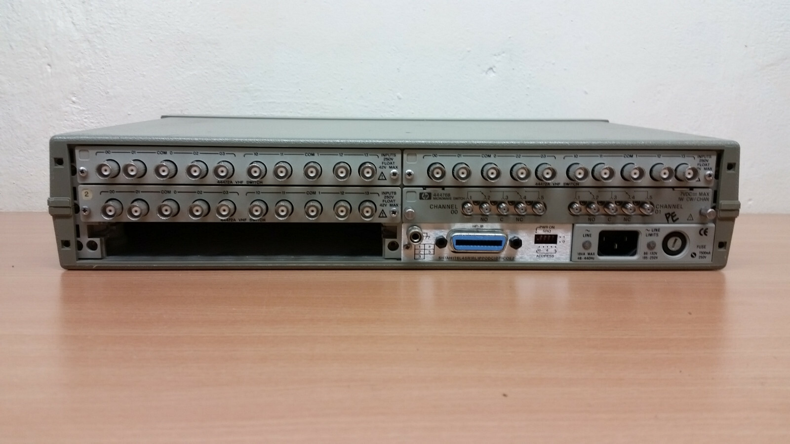 Hewlett Packard Hp 3488a Switch Control Unit W 3x 44472a And 44476b 
