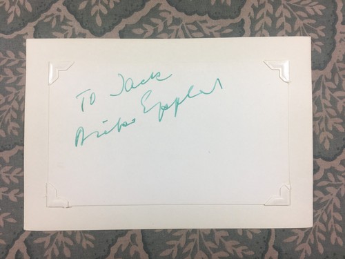 Dieter Eppler - Face of the Frog - Tatort - The Country Doctor -Autographed 1965 - 第 1/2 張圖片