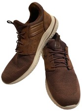 Skechers Men s Size 12 Brown Sneakers Memory Foam Air Cooled Classic Fit Gogamat