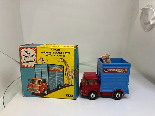Corgi Toys 503 Chipperfield's Circus Giraffe Transporter Circa 1964-70 Boxed - Bild 1 von 22