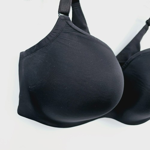 Torrid Curve Ligeramente Forrado Cobertura Completa Balconette 42F Negro Espalda Alisador Nuevo - Imagen 5 de 14