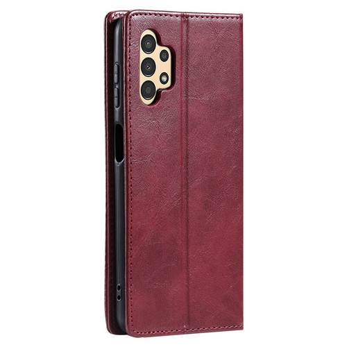 Genuine Leather Wallet Case Magnetic Flip Cover for Samsung A13/A23/A33/A53/A73 - Picture 4 of 33