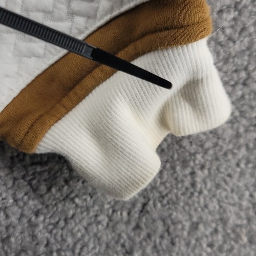 A. Tiziano Hombres XL Acolchada Sudadera Blanca Manga Larga Suéter - Imagen 3 de 9