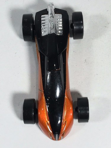Hot Wheels 2005 Itso-Skeenie Black Dark Orange HW First Editions Torpedoes Loose - Picture 4 of 6