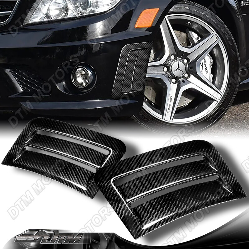 For 08-11 Mercedes-Benz C63 AMG W204 Carbon Fiber Front Bumper