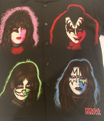 Vintage 2002 Kiss Button Up Double Sided Shirt - Picture 2 of 9