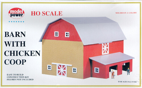 Model Power 482 Ho Scale Deluxe Barn Building Kit For Sale Online
