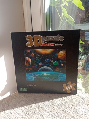 Amazing Cosmos 500 Teile 3D Puzzle mit Visual Echo Technologie Planeten