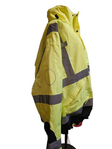 Radians SJ410B-3ZGS Class 3 Waterproof Parka, Green SIZE 4X - Picture 4 of 7