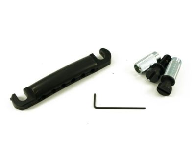 T1Z-B TonePros Metric Stopbar Tailpiece Black Finish