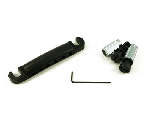 T1Z-B TonePros Metric Stopbar Tailpiece Black Finish