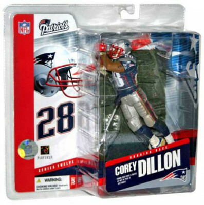 COREY DILLON  MCFARLANE FIGURE NIP SERIES NBA 12 NEW ENGLAND PATRIOTS