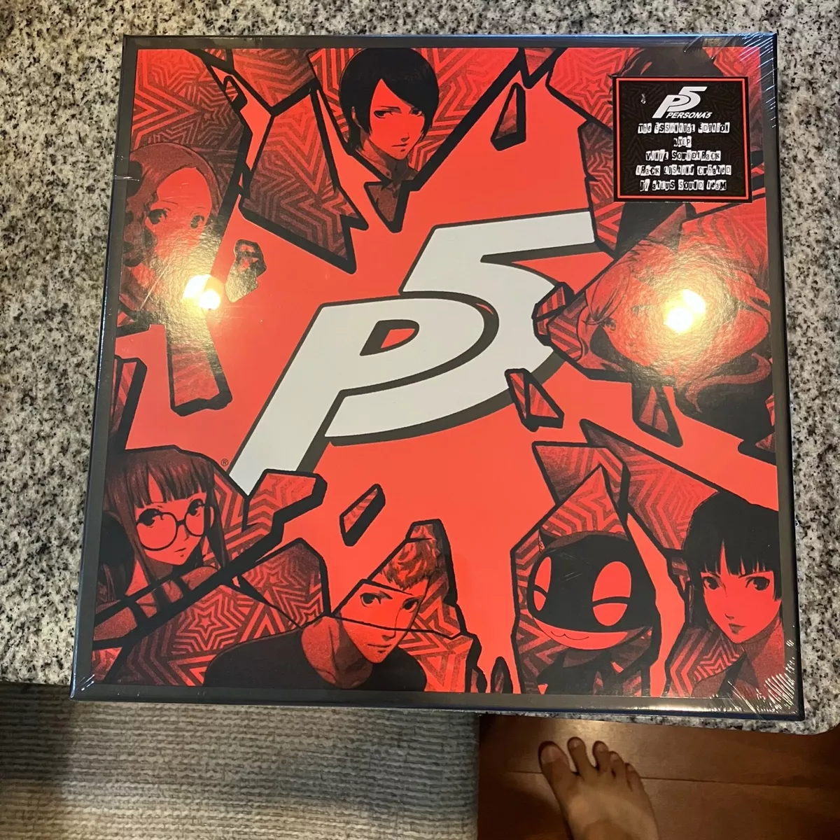 Persona 5 The Essential Edition Soundtrack 4 x LP Vinyl Records