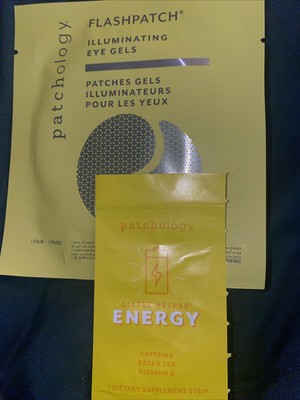 Patchology FlashPatch Illuminating Eye Gels- 5 Pairs/little Helper Energy Pack