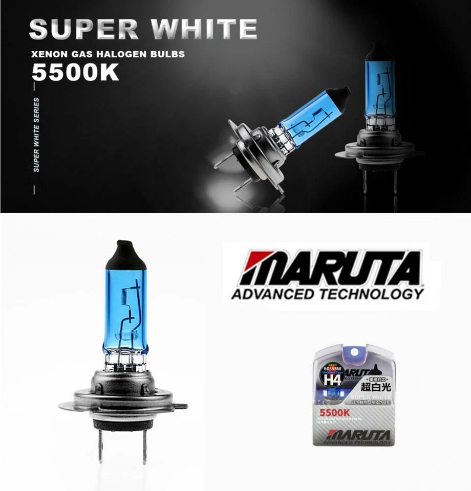 MTEC/MARUTA H7 55W 12v Super White 5500K Xenon Gas Filled Upgrade Bulbs - Image 3 of 3