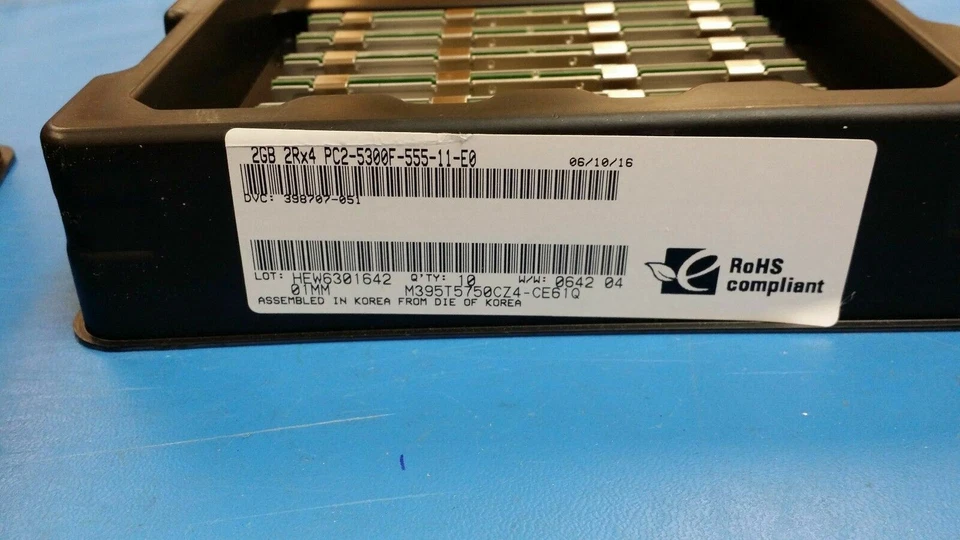 (1PC) M395T5750CZ4-CE61 MODULE,SDRAM,DDR,256MX72,CMOS,DIMM,240PIN,PLASTIC - Image 2 of 3