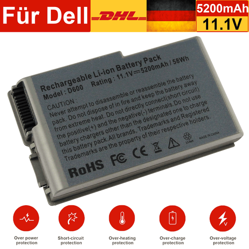 C1295 Laptop Akku Für Dell Latitude D610 D600 D510 D520 D500 D505 D530 Batterie C1295 Laptop Akku Für Dell Latitude D610 D600 D510 D520 D500 D505 D530 Batterie
