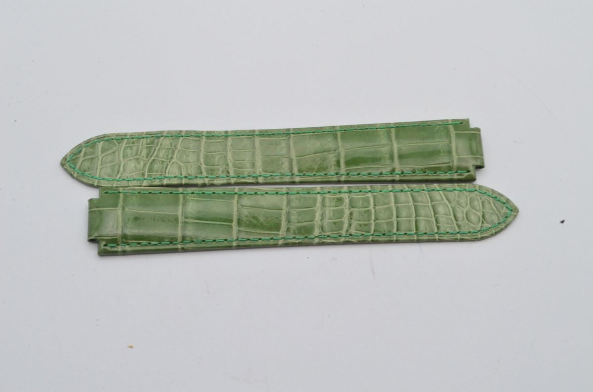 Cartier Leather Bracelet 18MM Folding Clasp 16MM New 18-16 Balloon Blue