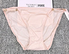Victoria's Secret NWT Large Pink Adjustable String Bikini Panty Love Cloud Soft