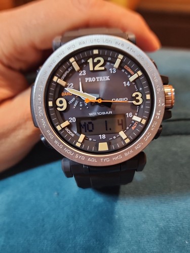 Reloj para hombre Casio PRO TREK PRG600-1 Safari triple sensor versión 3 STN LCD 100 m envío directo - Imagen 6 de 21