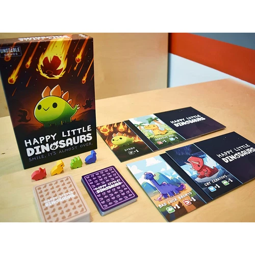 Happy Little Dinosaurs Base Game & Deck Cards Game Board Game Family Game - Picture 8 of 28