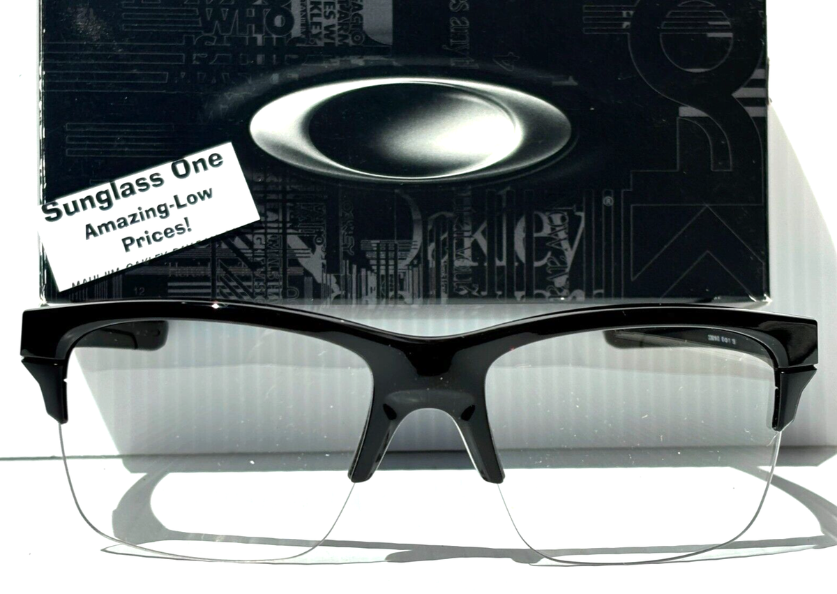 Oakley THINLINK Shiny Black Frame GALAXY Clear Lens Sunglass 9316