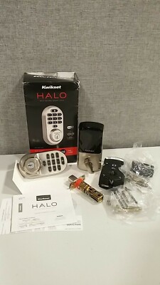 Kwikset 99380-001 Halo Wi-Fi Smart Electronic Keypad Deadbolt - Satin Nickel