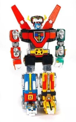 KOKOLLECTRON Space Warrior ライオンボット In US Lionbot 1980 Chogokin Die-cast Metal 5-in-1 Golion Robot Set