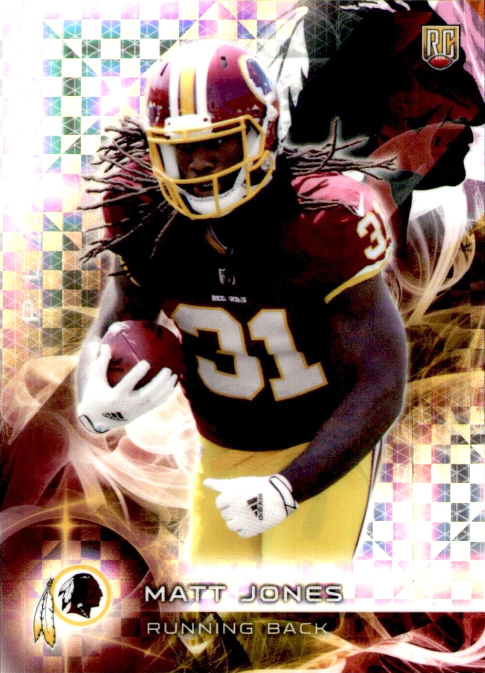 2015 Topps Platinum Matt Jones Rookie X-Fractor #111 - Washington Redskins 