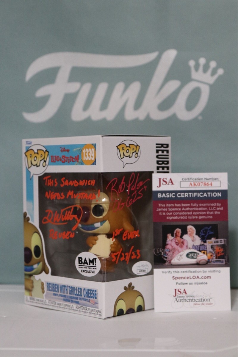 Dual Signed Reuben with Grilled Cheese 1339 Funko Pop Dave