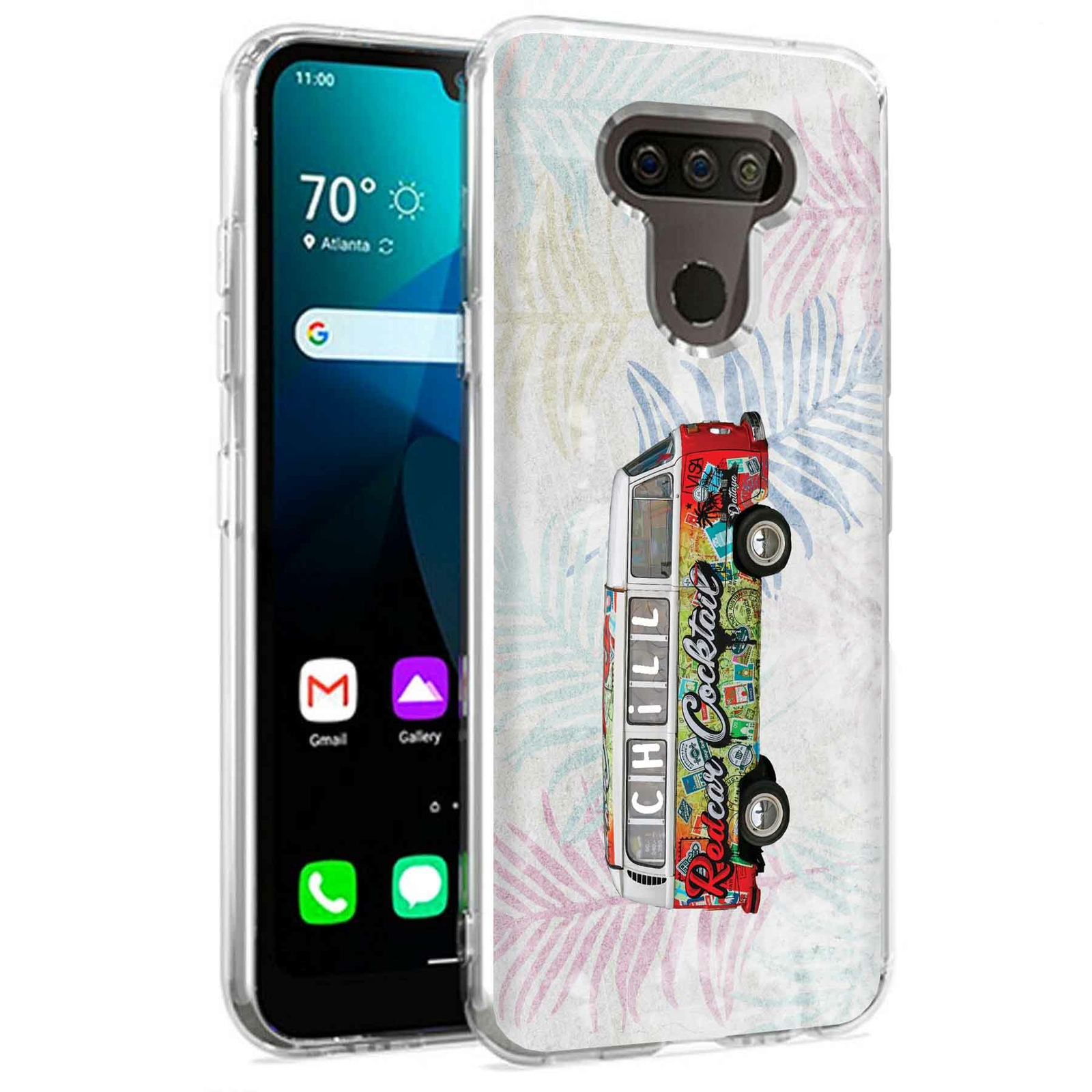 Phone Case for LG Harmony 4,Xpression Plus 3,K40S, Chill Van Print