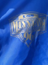 VTG 1996 MINNTAC USS 96 Jacket - West Ark USA Made Sz Lg - US Steel Quality Ass