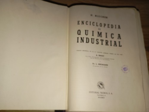 Enciclopedia de química industrial H. Blücher - Imagen 2 de 9