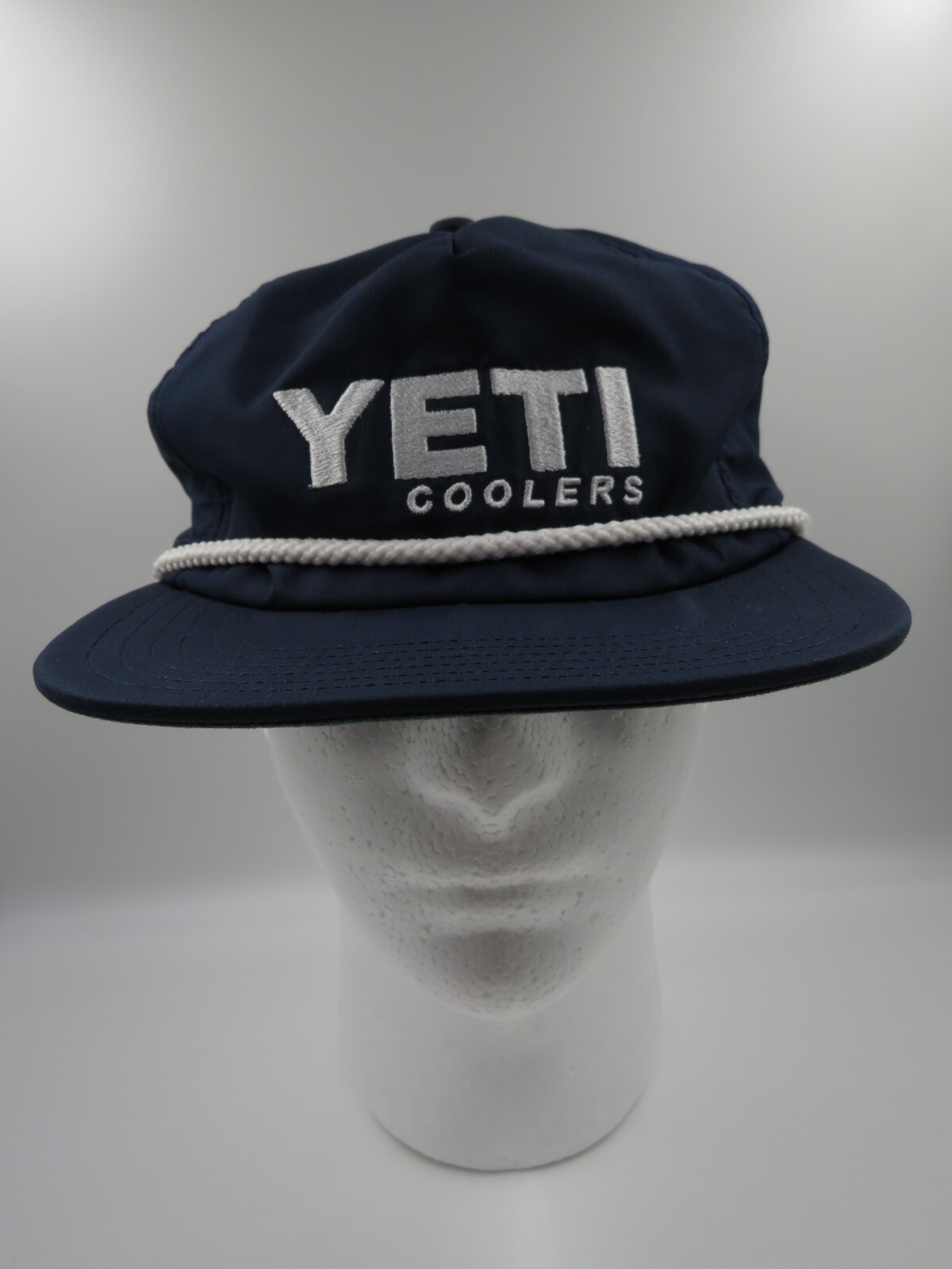 Yeti Coolers Rope Trucker Hat Snapback Slate Blue Whi… Gem