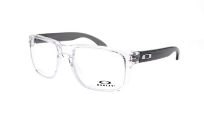 Oakley- Holbrook RX Glasses Polished Clear Frame Demo Lens 137MM