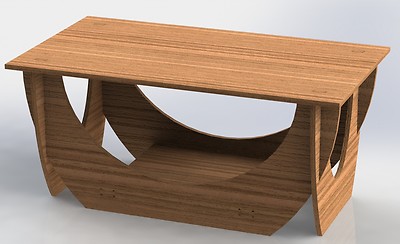 Vector File of Center Table for Cutting on CNC Router or Laser Art on Wood 054