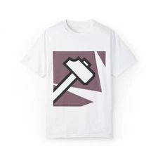 Unique Unisex Graphic T-Shirt - Bold Hammer Design for Gamers