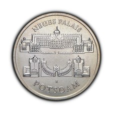 GERMANY. 1986, 5 Mark - New Palace of Potsdam, Illustration, East (DDR) 1