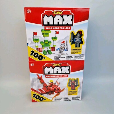 ZURU MAX KOMBi PAKET über 200 TEILE  DRACHENANGRIFF + RITTER SCHLOSS / NEU OVP